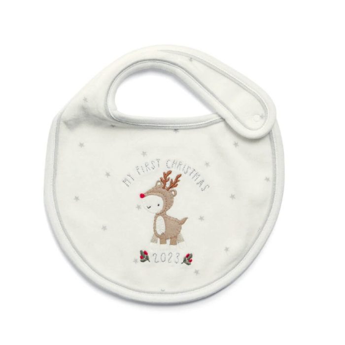 My First Christmas Bib